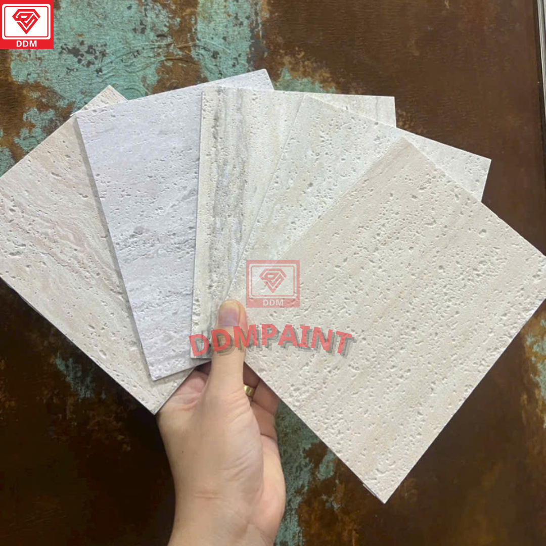 Tấm Ốp Đá Dẻo Vân Travertine | Mẫu Đẹp, Sẵn Kho D D M